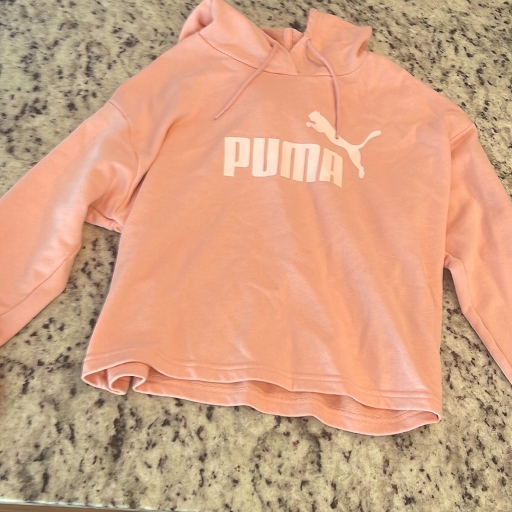 Puma cropped sweatshirt, size:S